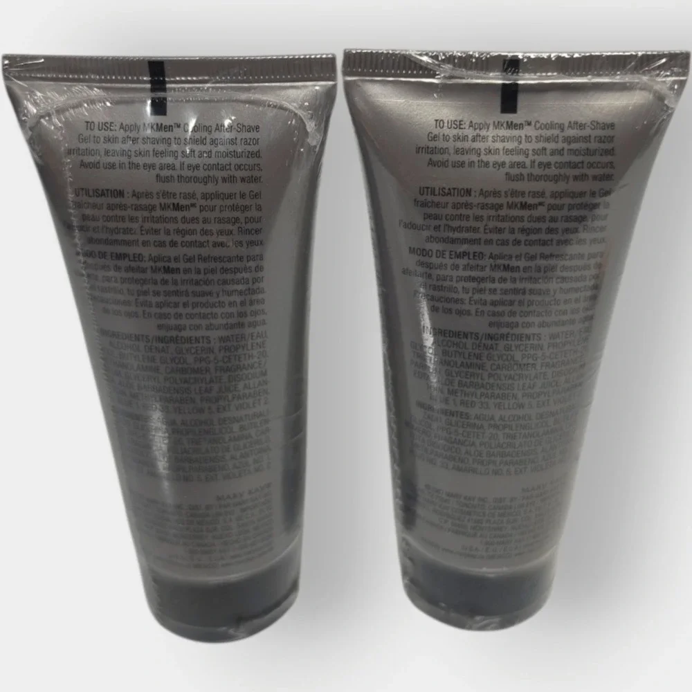 Mary Kay MK Men Mens Cooling After Shave Gel 2.5 fl oz New Sealed Lot of 2